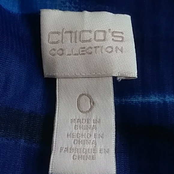Chicos collection open front  cardigan size 0 - Picture 5 of 9